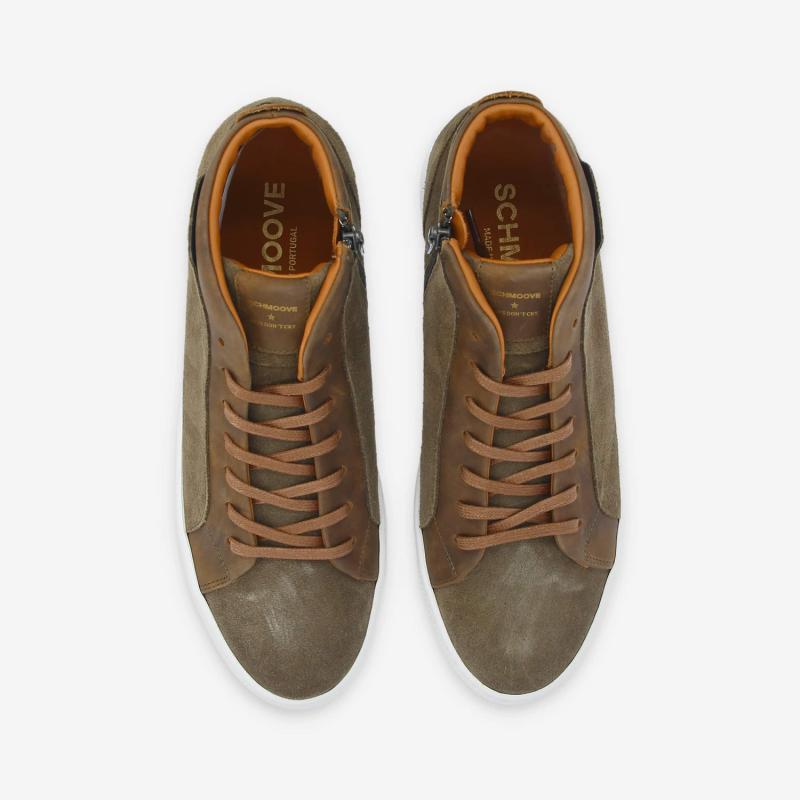 SPARK MID ZIP - SUEDE/BRONX - ARMY/TABAC